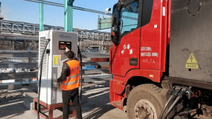ev charger for heavy truck